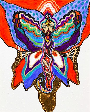 butterfly modern artwork