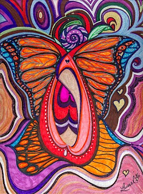 butterfly wall art