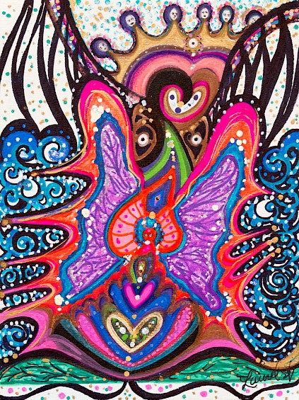 hearts swirl fine art